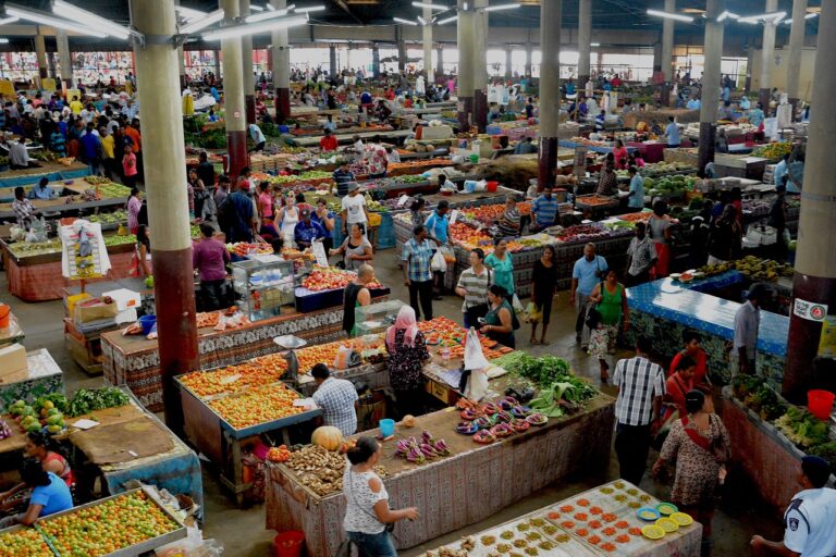 Market vendors sell their produce at Lautoka market yesterday. Picture: BALJEET SINGH
